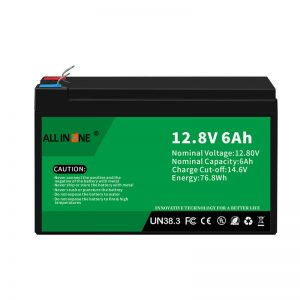 12.8V 6Ah oplaadbare batterij LiFePO4 loodzuur vervangen lithium-ionbatterij 12V 6Ah