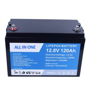 Oplaadbare batterij 12V 120Ah lithium-ionbatterij