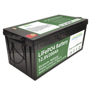 Hot selling 2.56KWh lifepo4 batteri 12v 200Ah 6000 cycli rv-batterij