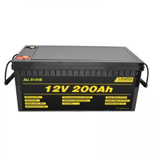 Aanpasbare elektrische auto 12V Lifepo4-batterij 12.8v 200ah met 2000 levenscyclus lifepo4-batterij