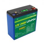 Solar Deep Cycle 24v 48v 24ah Lifepo4-batterijpak UPS 12v 24ah-batterij