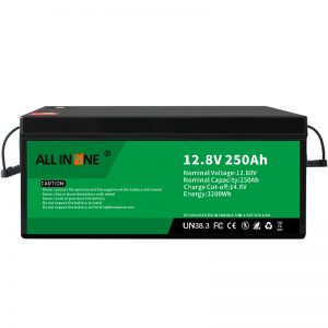 12.8V 250Ah LiFePO4 batterij-energieopslagsysteem Vervangingsoplossing voor loodzuur 12V 250Ah