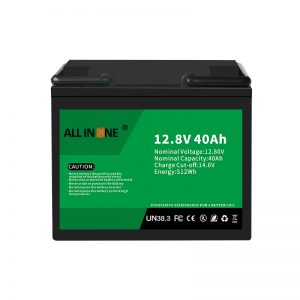 12.8V 40Ah LiFePO4 Lood-zuur vervangende lithium-ionbatterij 12V 40Ah