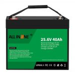 25.6V 40Ah lithium-ijzerfosfaatbatterij / vervanging