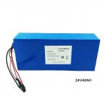 Elektrische fiets Fiets 24 volt lithiumbatterij 24 V 40 Ah NMC Li-ionbatterij Oplaadbare batterij ion lithium