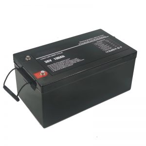 Diepe cyclus waterdichte lithium-ion 36v 100ah lifepo4-batterij 36v voor mariene boot en ev