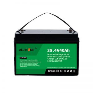 8.4V 40Ah Lithium-ijzerfosfaatbatterij voor VPP/SHS/Marine/Voertuig 36V 40Ah