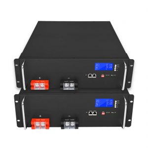 Fabrieksaanpassing Lithium-ionbatterij 48V 100Ah LiFePO4 voor opslagsystemen voor zonne-energie