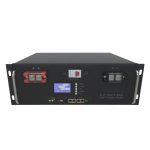 6000 cycli 48V 100Ah 5Kwh RS48 LiFePo4 zonnebatterij met 5U-kast