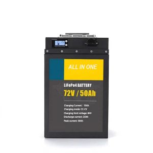 72V 50Ah lithium-ionaccu 7200W elektrische motorfietsaccu