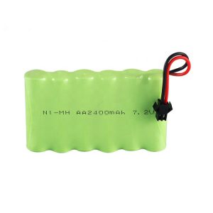 NiMH oplaadbare batterij AA 2400 mAh 7,2 V.