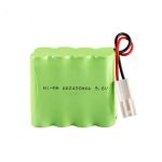 NiMH oplaadbare batterij AA2400 9,6 V.