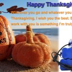 ALLES IN ÉÉN batterij Thanksgiving-brief aan klanten