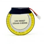 LiPO aangepaste batterij 363027 3.7V 225mAH